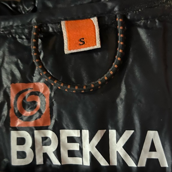 BREKKA YOUTH DOWN INSULATED PUFFER HOODED JACKET IN BLACK-SIZE SMALL ZIP - Picture 4 of 6